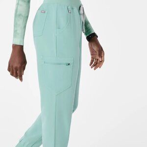 Zamora Jogger Scrub Pants, Color Seaglass, Size Medium